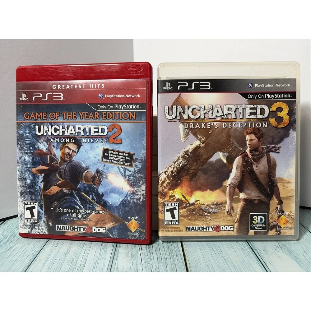 Uncharted Drake's Deception & Among Thieves (Not For Resale) - PlayStation 3